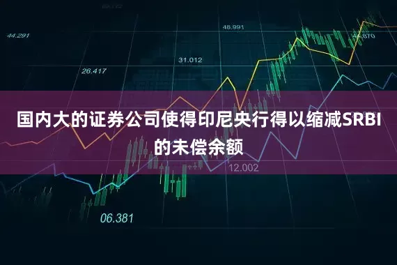 国内大的证券公司使得印尼央行得以缩减SRBI的未偿余额